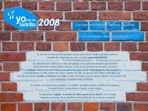 Yo soy un ladrillo 2008